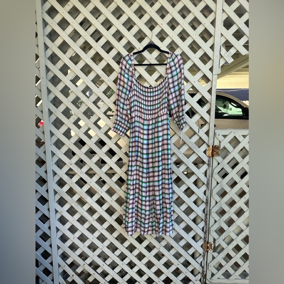 COPY - ❤️Anthropologie Maeve Cerie Smocked Midi Dress - Picture 8 of 8